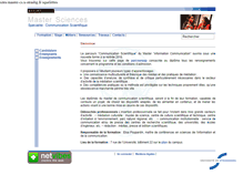 Tablet Screenshot of master-cs.u-strasbg.fr