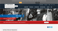 Desktop Screenshot of iutrs.u-strasbg.fr