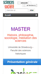Mobile Screenshot of mastersts.u-strasbg.fr