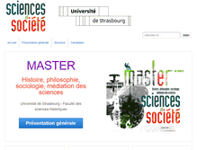 Tablet Screenshot of mastersts.u-strasbg.fr