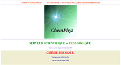Desktop Screenshot of chemphys.u-strasbg.fr