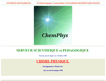Tablet Screenshot of chemphys.u-strasbg.fr