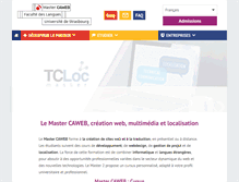 Tablet Screenshot of mastercaweb.u-strasbg.fr