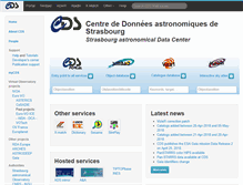 Tablet Screenshot of cds.u-strasbg.fr