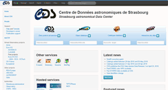 Desktop Screenshot of cdswww.u-strasbg.fr