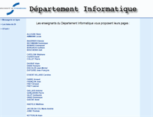 Tablet Screenshot of dpt-info.u-strasbg.fr